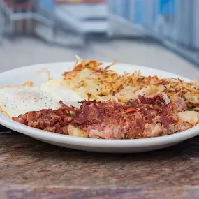 Corned Beef Hash & Eggs