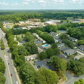 East View of Camden Foxcroft in Charlotte, North Carolina