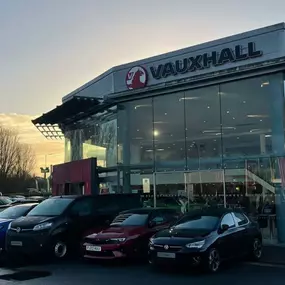 Outside Vauxhall Wigan Dealership