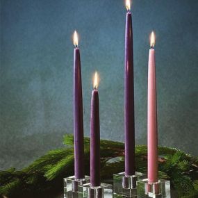 Advent candles….100% Beeswax hand dipped, made in USA.  German Advent calendars too!