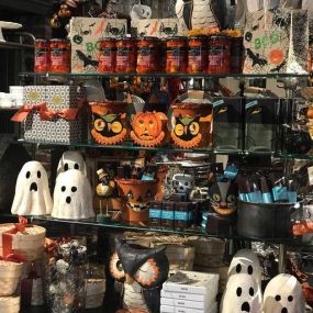 Halloween at its best! Sweet vintage treats. And gourmet eats.....charming cards. All at Drees!