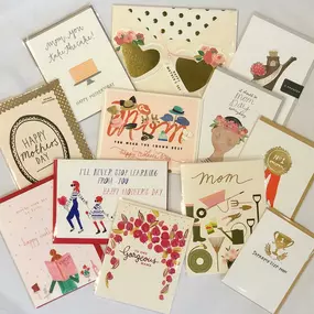 Come by to see our exquisite collection of Mother’s Day cards! ????