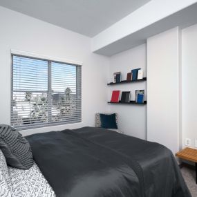 Modern style finished bedroom
