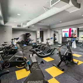 Spin and yoga studio