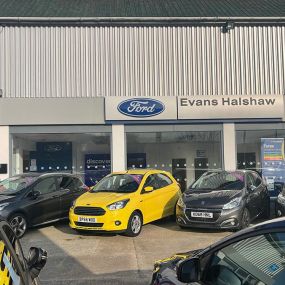 Outside the Ford Merthyr Tydfil dealership