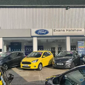 Outside the Ford Merthyr Tydfil dealership