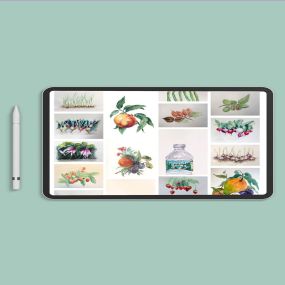 iPad Mockup of website design for Artist Arielle Jessop