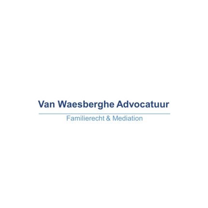 Logo van Advocatuur Van Waesberghe Familierecht & Mediation