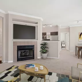 Open concept living at Camden Fallsgrove