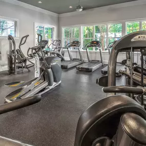 Fitness center with cardio equipment