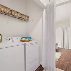 Full size washer and dryer in every apartment home at Camden Fallsgrove