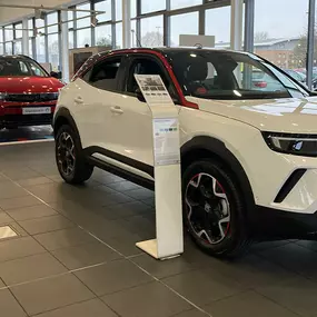 Cars Inside Vauxhall Nottingham Showroom