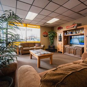 Our customer oriented, clean and relaxing waiting area is designed to be comfortable while we service your vehicle. McCormick Automotive