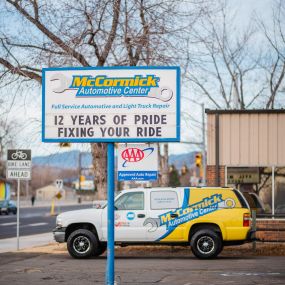 Stop on by for a tire alignment, oil change, brake service, or any other car maintenance needs. McCormick Automotive