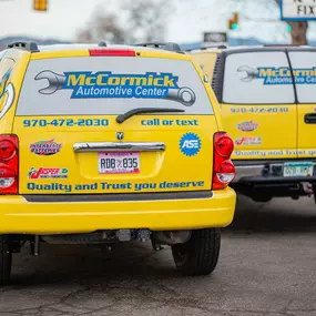 McCormick Automotive Center's Service Vehicles