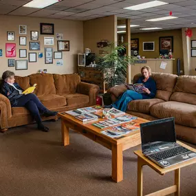 Our waiting room is always kept clean!