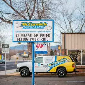 Stop on by for a tire alignment, oil change, brake service, or any other car maintenance needs. McCormick Automotive