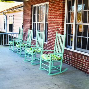 Spacious Rocking Chair Front Porch