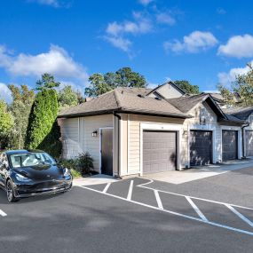 Detached Garage Parking and Electric Vehicle Available at Camden Asbury Village