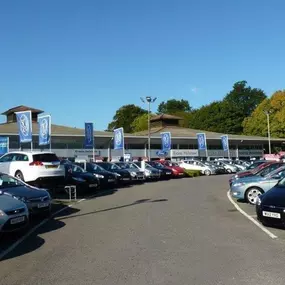 Cars outside the Ford Darlington dealership