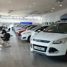 Inside the Ford Darlington dealership