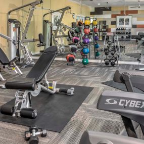 Fitness center with cardio equipment