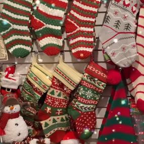 Are your stockings hung on your mantle yet? If you need a refresh or have need for a new stocking… shop in????