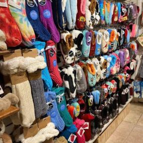 Are you feet getting chilly ???? now?  A wall of Snoozies to the rescue ????