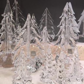 Glass Christmas Trees