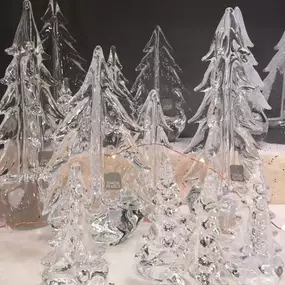 Glass Christmas Trees