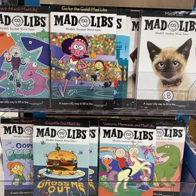 Mad Libs are one of the best activities for trips and downtime for families- maybe the stories will make sense! Maybe they won’t! We predict they won’t, to hilarious results