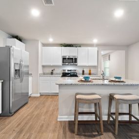 Large Center Island Kitchen at The Village at Hickory Street, Foley, 36535