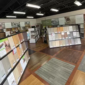 Interior of LL Flooring #1370 - Indianapolis | Overhead View