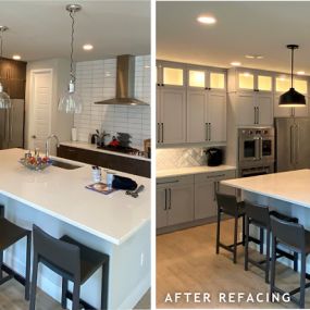 Why do we always show you both the kitchen remodel before and after versions? We want you to see for yourself just how much difference Kitchen Tune-Up Savannah Brunswick can make. #beforeafter  #kitchendesign  #dreamy #kitchentuneup #kitchentuneupsavannahbrunswick