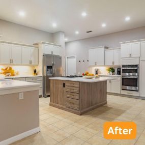 Redooring your kitchen cabinets can instantly transform the look and feel of your kitchen. It can give your kitchen a fresh, updated look while keeping your existing cabinets. Redooring can be done in a variety of ways, such as replacing the doors with new ones, refinishing existing doors, or painti