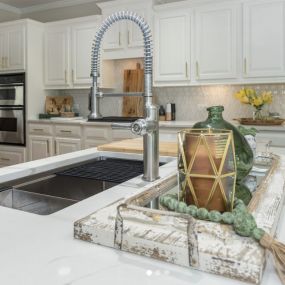 Sink into style! Every detail counts when designing your custom kitchen, including the sink.