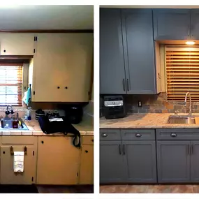 You do not have to go through the full kitchen remodel process. You can simply replace and #upgrade the doors and hardware of your cabinets to change the overall look of your #kitchen without having to replace the cabinets themselves. Call Kitchen Tune-Up Savannah Brunswick to see what we can do for