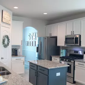 Unlock your kitchen's organizational potential with cabinets custom built for your space.