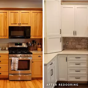 Did you know that you can get an updated look in only five days or less without the hassle or investment that can come with installing all new cabinets? If you want to update the style of your kitchen without a dramatic change or are looking to quickly update the look of your kitchen, consider insta