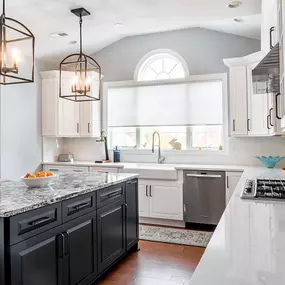 Beautiful kitchen finishes bathed in natural light create a warm and inviting atmosphere.