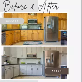 Talk about a dream kitchen come true✨ From drab to fabulous, upgrade your kitchen and create the ultimate dreamy space today with Kitchen Tune-Up Savannah Brunswick  #designinspo #kitchenremodel #kitchenrenovation #kitchentuneupsavannahbrunswick