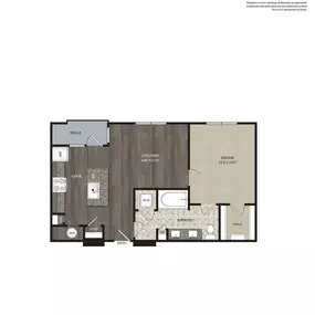 The Marling Floor Plan A2 720 Sq Ft