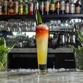 Enjoy a cocktail at the O Bar