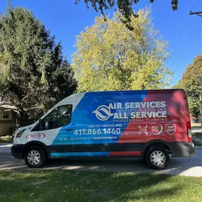 Air Services Heating van