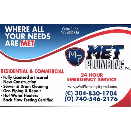Logo de MET Plumbing Services Inc