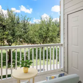 Private Balconies at Camden Downs at Cinco Ranch in Katy, TX.