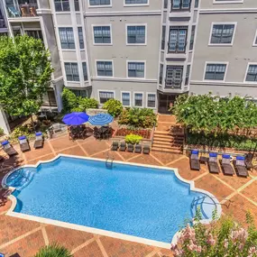 Resort style swimming pool