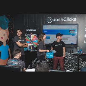 Chad Kodary, CEO of DashClicks, teaching students at Dash Day