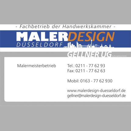 Logo von Malerdesign Düsseldorf Gellner UG (haftungsbeschränkt)