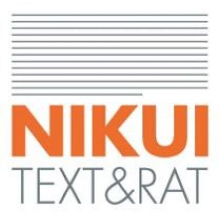 Logo von Nikui Text und Rat